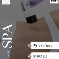 Cabina de spa relajante